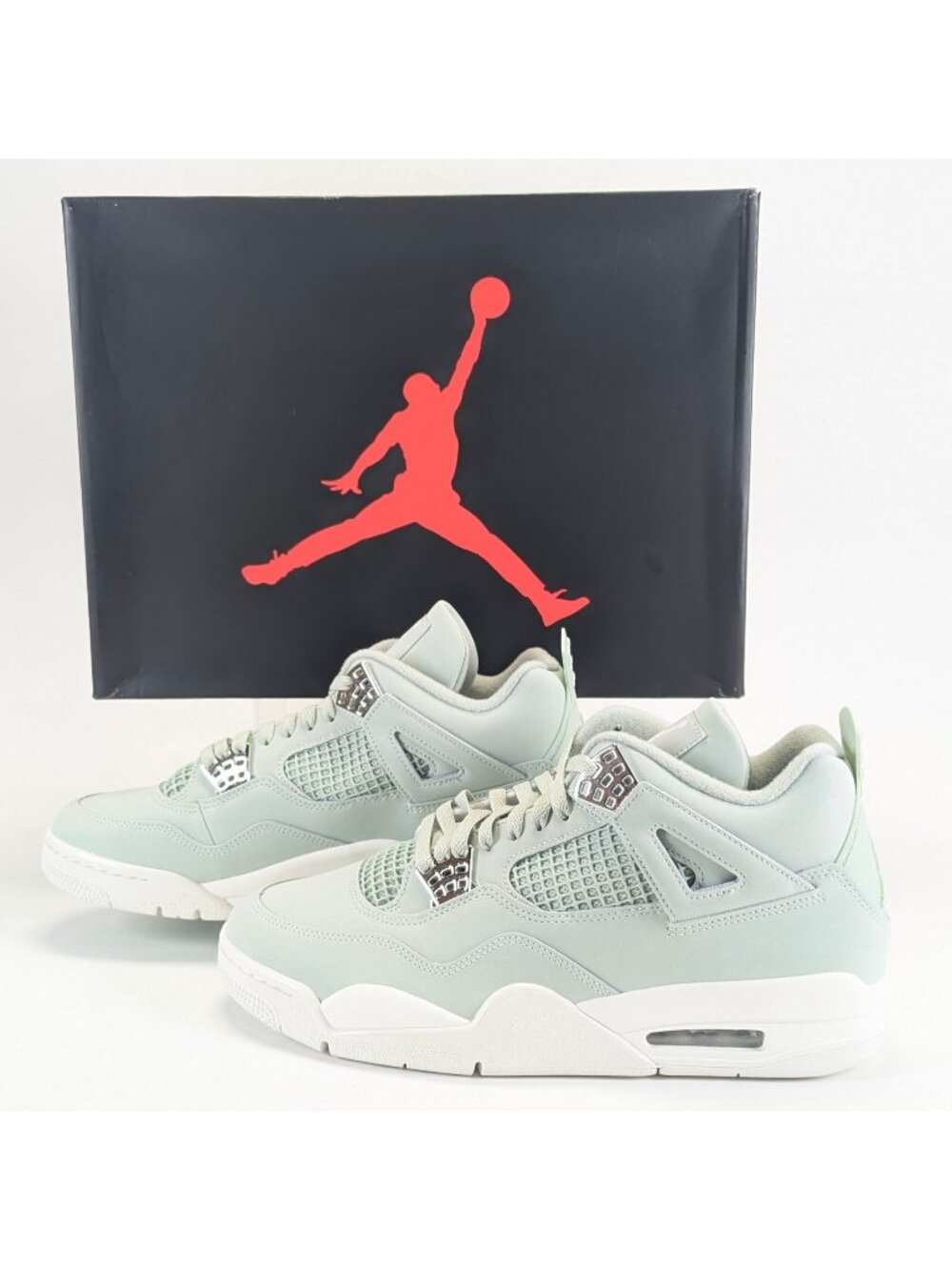 Nike Air Jordan 4 Retro Seafoam Green Womens 12 /Mens 13 HV0823-003 Sneaker